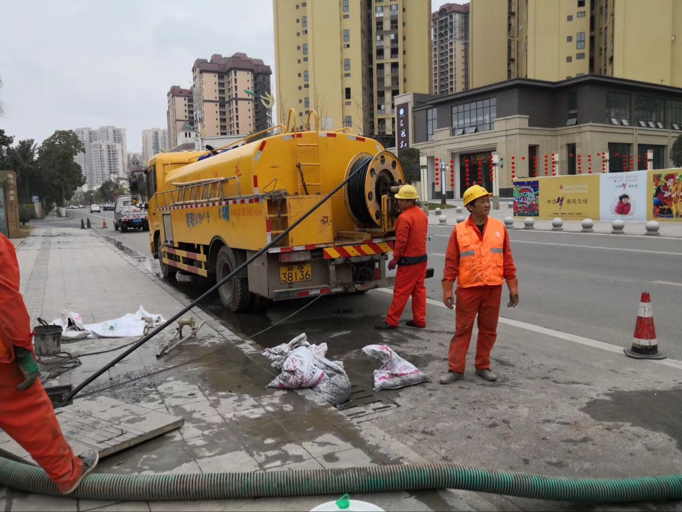 延吉排污管道清淤-管道清洗